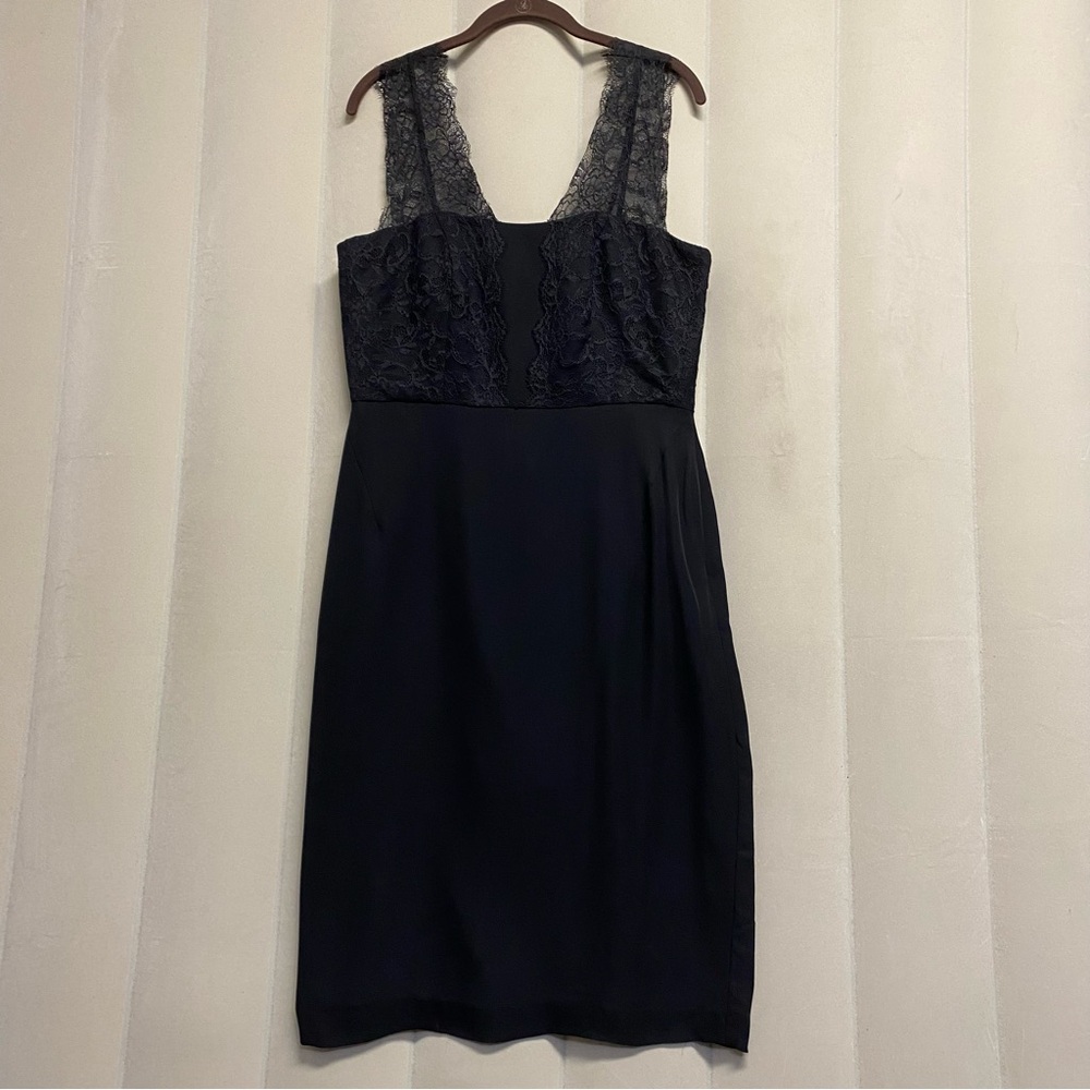 L.K. Bennett Women’s Dress Size 10 Lace Dainty 100% Silk Whimsigoth Designer